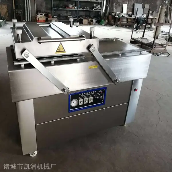 A中型配套真空包装设备 熟食猪头肉包装机贴体式