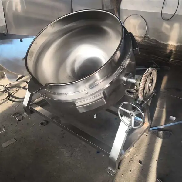 火锅底料炒锅芝麻酱夹层锅 搅拌全自动酱料生产