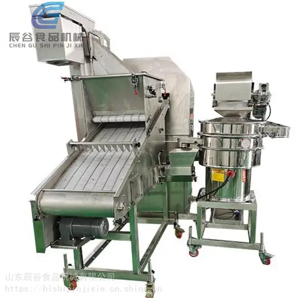 代替人工式藕片淋浆机 全自动裹面包糠机 藕片加工设备厂家一站式送货上门