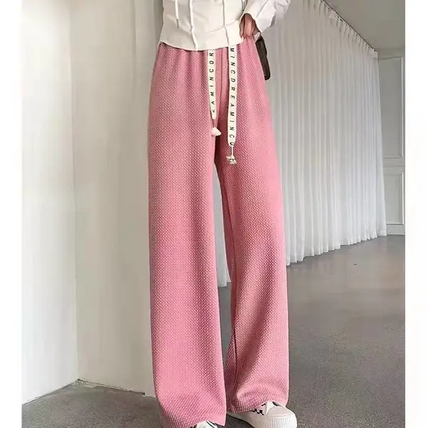 河北沧州沧县中老年女休闲裤高腰大妈休闲阔腿裤赶集女装尾货