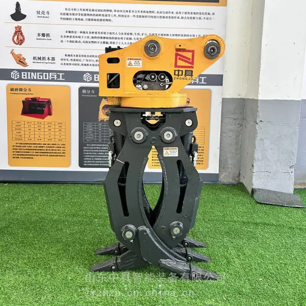 ����˫�׻�е��ľ�� �ھ����װ����ץ�� Һѹ��ת��ʯ�� �о�