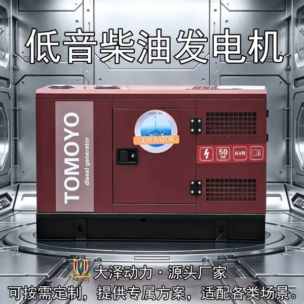 大泽动力27KW天然气发电机组支持国外电压定制低噪音外贸燃气机组