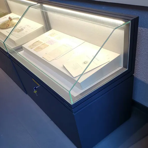 定制博物馆俯视柜纪念馆展示柜古董展柜文物展柜玻璃独立柜
