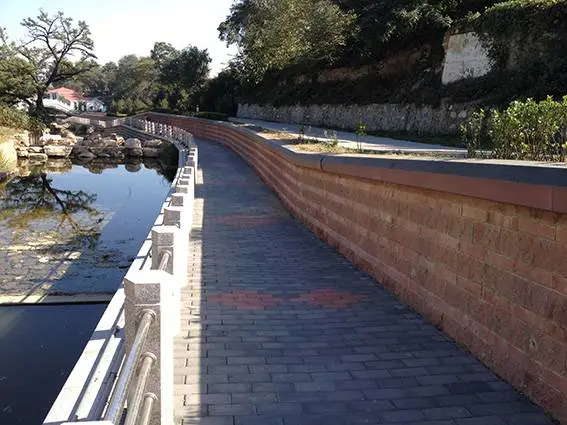 劈裂砖,装饰砌块,挡墙砖,景观砖,市政建材
