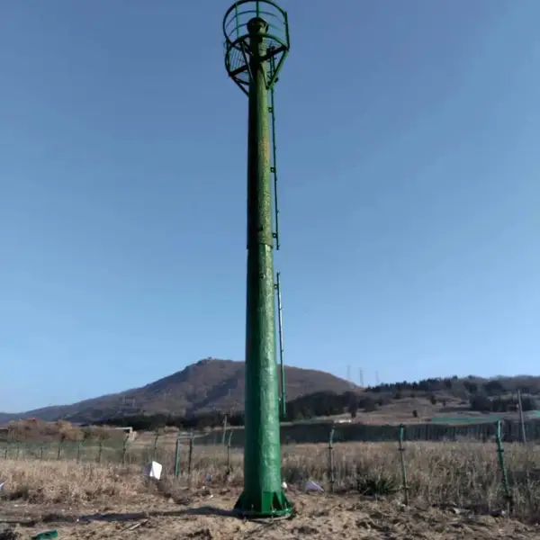 华冠【现货销售三角避雷塔圆钢避雷塔避雷工艺塔景观避雷塔量大优惠】批发