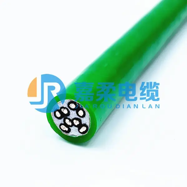 供应pur聚氨酯编码器电缆高柔性耐油双绞屏蔽电缆