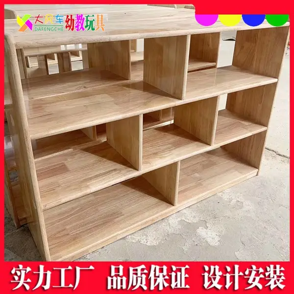 新款幼儿园儿童三层橡木床永州幼儿推拉床家具厂