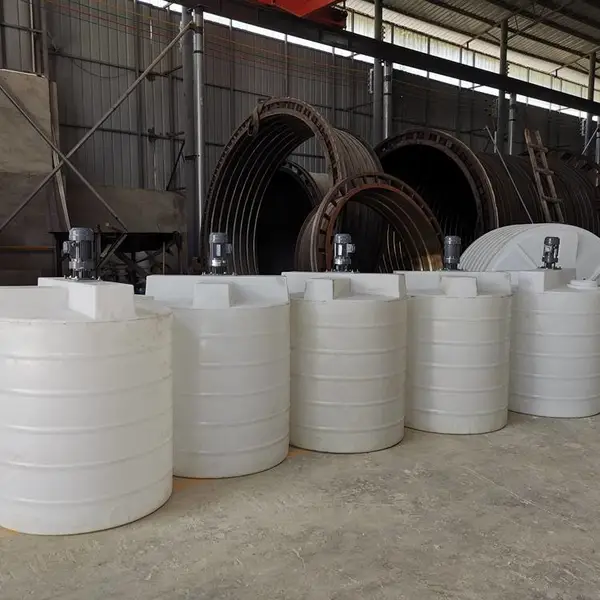 1000L液体搅拌罐,果园农药一体施肥桶,污水处理加药塑料搅拌桶