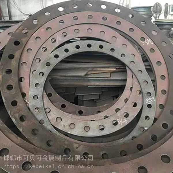 可贝可45#法兰盘碳钢地脚笼来图来样定制