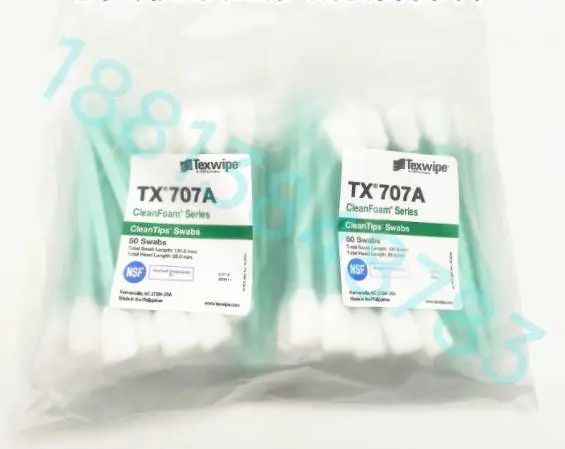 TEXWIPE TX707A净化棉签无尘海棉头棉签精密仪器清洁棉签喷绘头清洁写真机印刷机擦拭