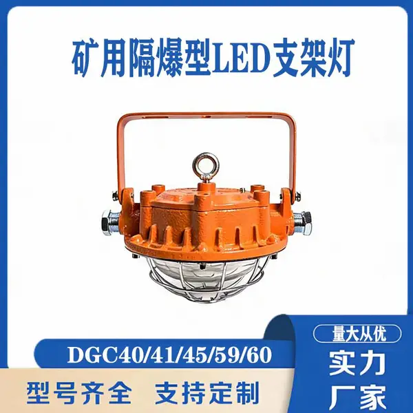 DGC40 矿用隔爆型 LED 支架灯 铸钢外壳 煤矿采掘工作面照明