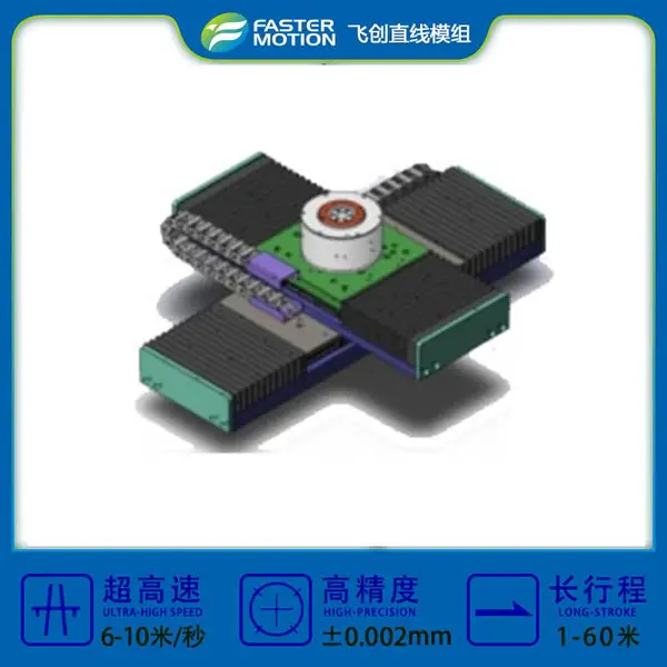 飞创XY轴叠加模组 电子半导体行业模组应用直线导轨模组滑台