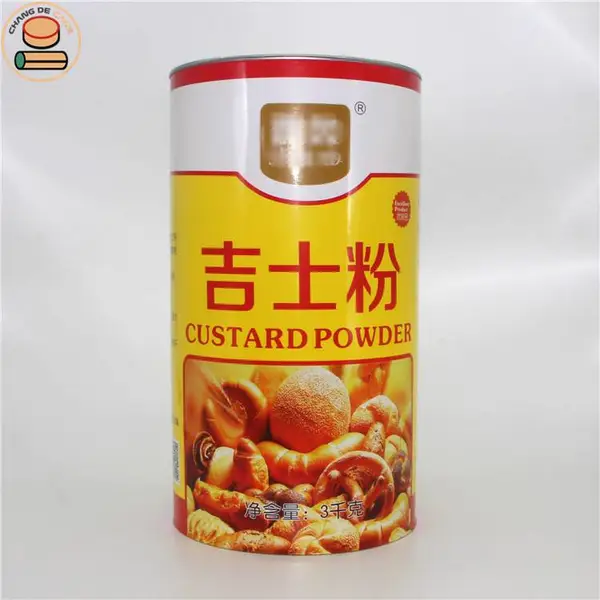昌德制罐供应鸡精粉包装纸罐纸筒圆罐圆筒圆盒订做