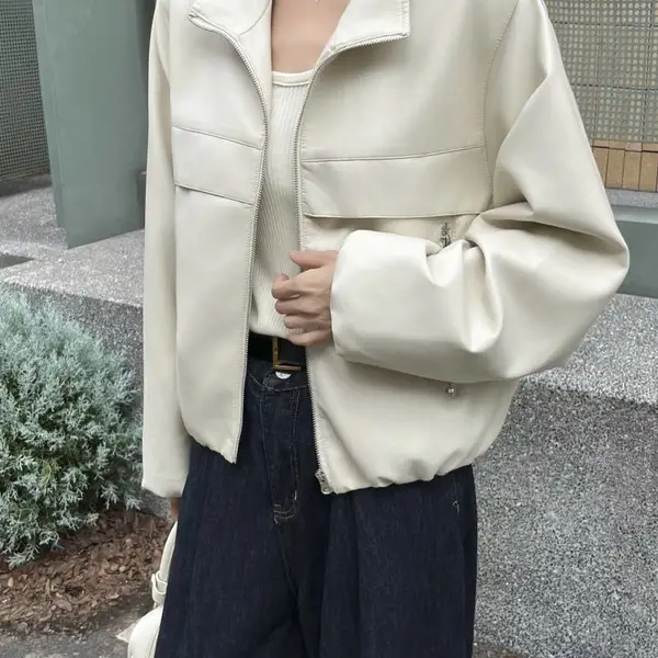 轻奢商务风秋季上衣 景杰风衣外套 实体电商跑量 折扣品牌女装批发