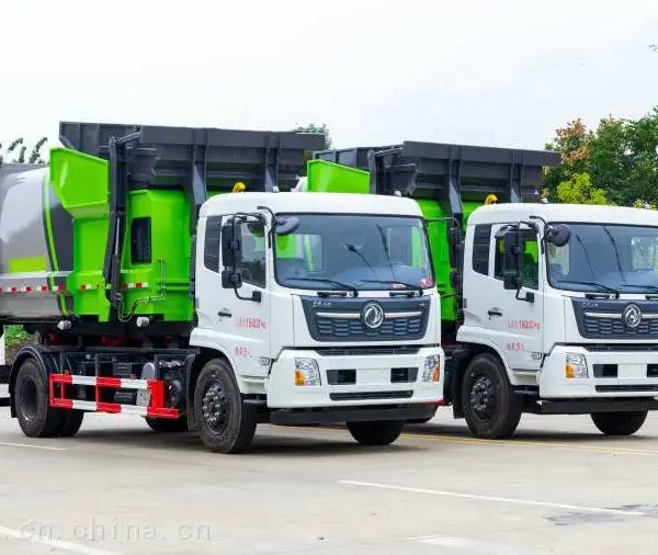 凯力风KLF5180ZXXD6型车厢可卸式垃圾车康机230马力天锦国六
