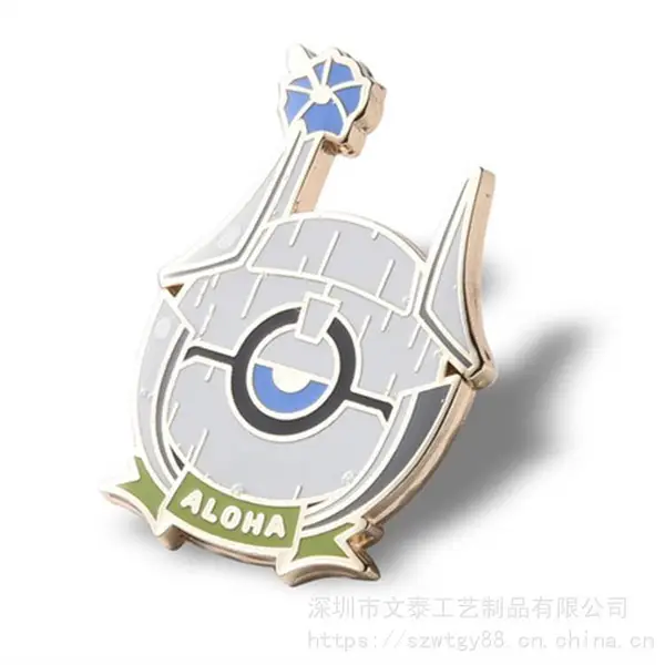 上衣款式胸章 金属logo徽章 品证
