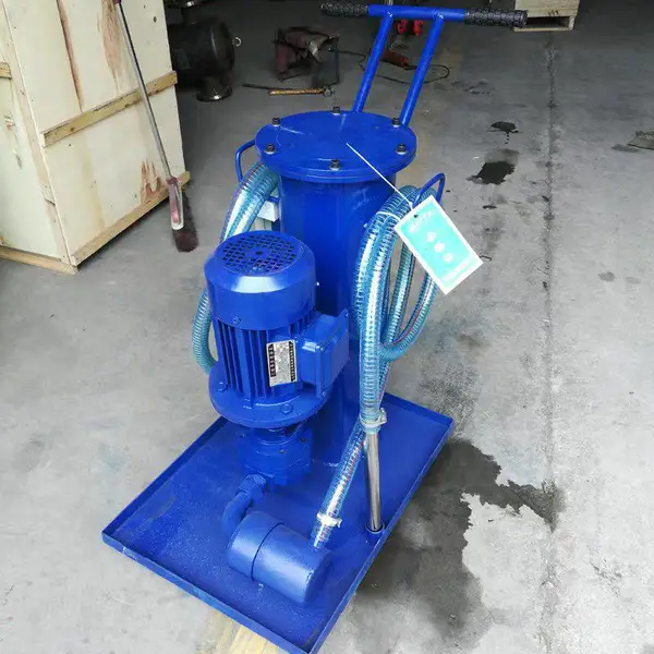 LUC 滤油小车 手推油品净化车 船舶液压油加注旁路滤油净化设备