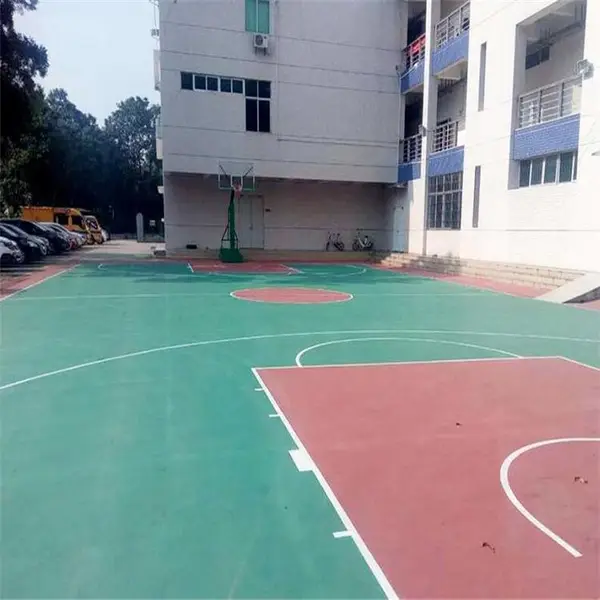 阿拉善盟塑胶硅PU 室外运动场地坪 硅PU材料,复合型球场施工