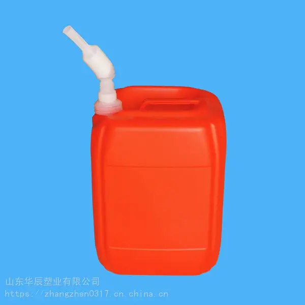 单县20公斤化工塑料桶供应 曹县20升方形塑料桶 PE材质外观漂亮