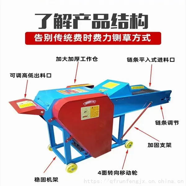园林树枝粉碎机 青贮牧草黄储铡碎机 牛羊养殖用小型粉草机