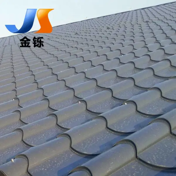 环保耐用 金属彩钢琉璃瓦 仿古琉璃瓦 抗压强度 1.5-10Kpa