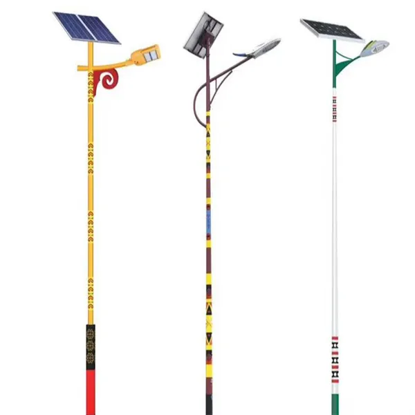 芯鹏达双臂太阳能LED5/6/7米小区球场道路灯城市道路灯杆-LD0125