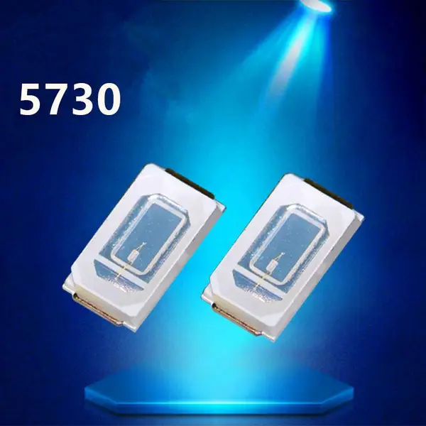 批发贴片LED灯珠5730蓝色 高亮发光二极管5630灯 光