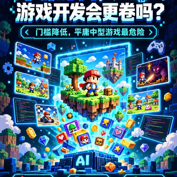 AI时代|游戏行业彻底变天!开发者未来出路
