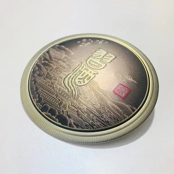 酒盒外包装铭牌凹凸印刷标识牌生产