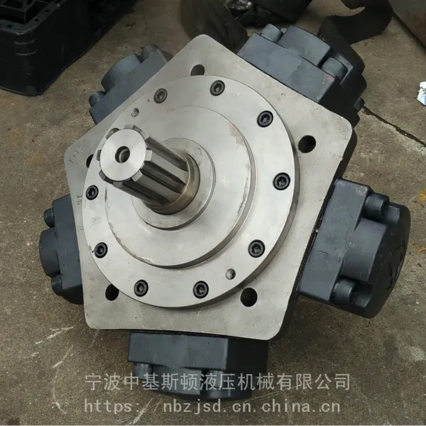JHM16-2000海天注塑机驱动螺杆用外五星径向柱塞液压马达替代英特姆