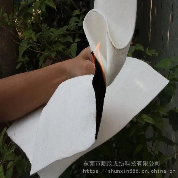 东莞顺欣 直销涤纶阻燃针棉 200G防火针棉 质量保证