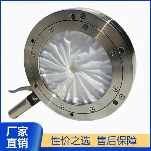 AD双隔膜虹膜阀 不锈钢光圈阀 流量控制阀 料仓出口阀 手动驱动