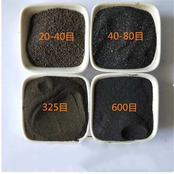 直供介质磁铁矿粉 污水处理介质粉煤矿洗煤用磁铁粉 样品免费 华朗矿业