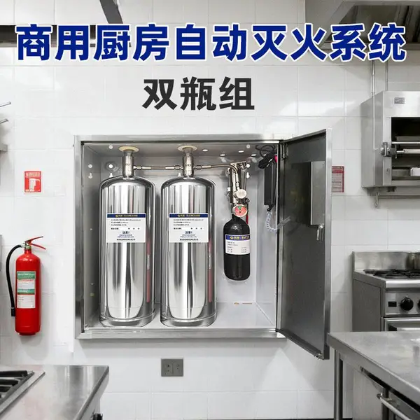 尚册厨房自动灭火装置灭火设备厨房灭火系统学校工厂酒店商用灭火
