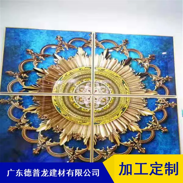3D幕墙喷绘铝单板_酒店大堂3D打印喷绘铝单板***
