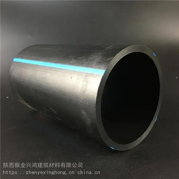 宝 鸡凤 翔县全新料聚乙烯国标PE实壁管排水管 市政给水管 hdpe供水管