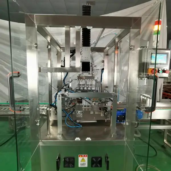辣椒酱瓶装伺服分拣装箱封箱自动生产线,源头工厂冠鸿智能