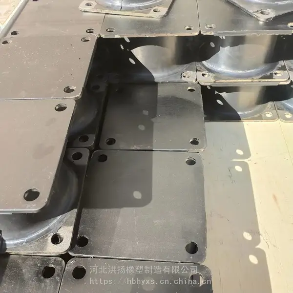 工地震动打夯机橡胶减震块 夯实器震动胶块 挖掘机配件震动夯减震块