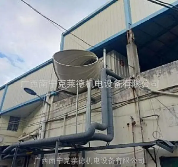 广西冷却塔降噪隔音消音玻璃钢导圆形消音导风酮