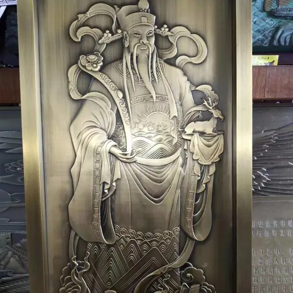 铜雕铝雕浮雕工艺品壁画墙景挂件摆件景墙加工定制