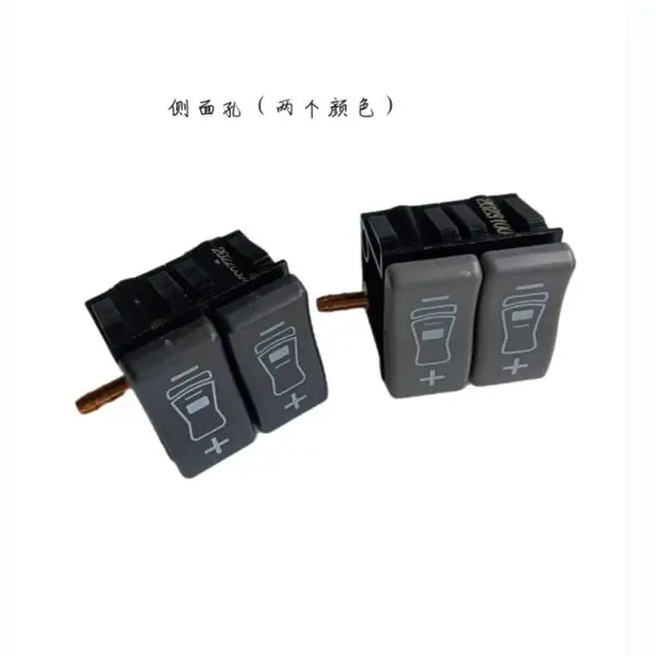 湖北十堰东风天龙气囊座椅调整开关6800105-C4300_东风天龙座椅腰靠调节开关