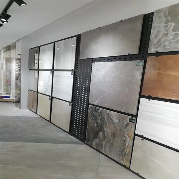 迅鹰瓷砖展柜,铁板网眼板批发,成都长方孔展示架