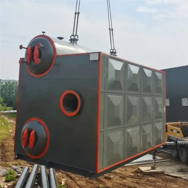 河南太康燃气蒸汽发生器 SZS型1吨低压高温蒸汽锅炉