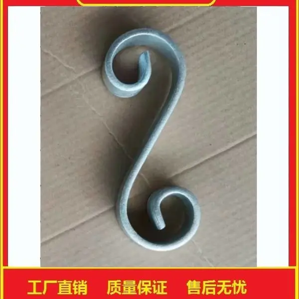 锻造铁艺弯花广泛应用于大门,小区围栏,楼梯,阳台护栏