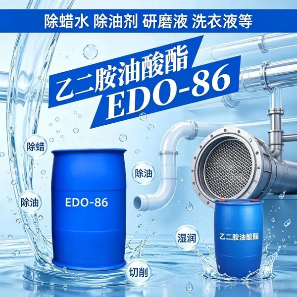 研磨液光亮剂除蜡水配方原料乙二胺油酸酯EDO-86除蜡除油