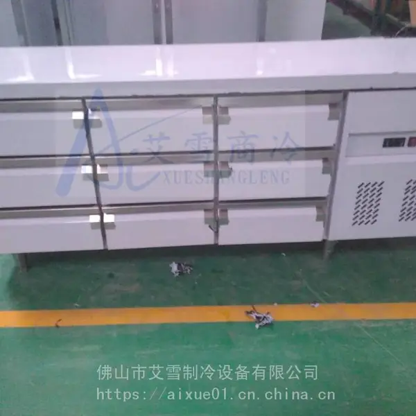 1.8米9抽屉式工作台 北京商用带抽屉的冷柜 抽屉柜哪个牌子比较好 厂家直销抽屉冷柜