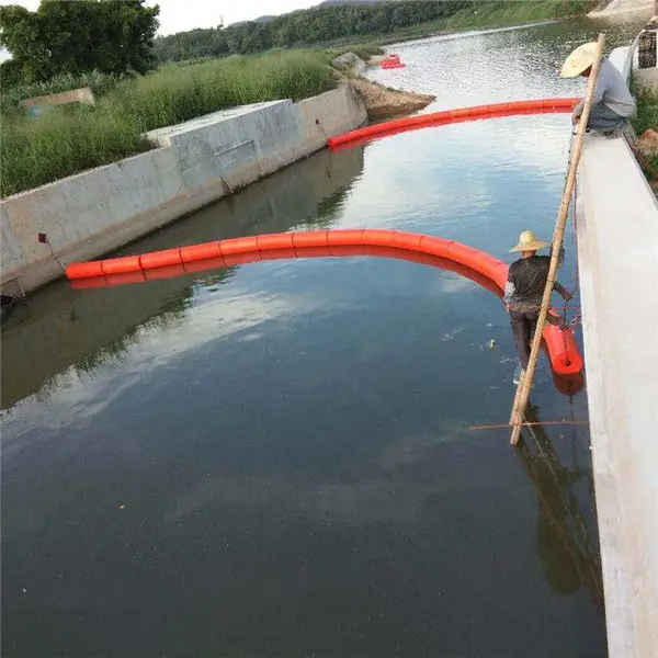PE塑料浮体黑色胶管配套浮筒 抗氧化浮筒水上工程拦污项目