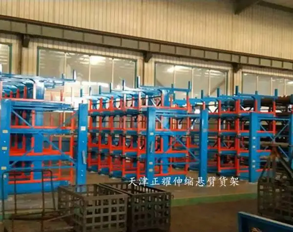 湖南棒料存放架 伸缩式管材货架 铝型材存放货架