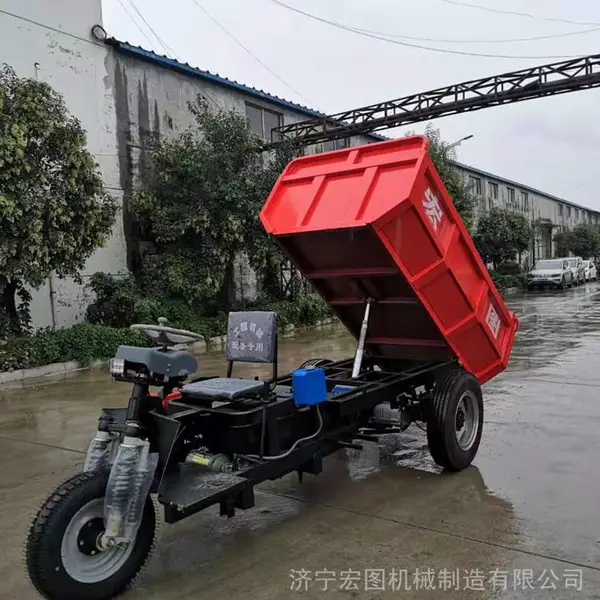 矿用翻斗自卸三轮运输车 双减震 操作灵活 运输量大