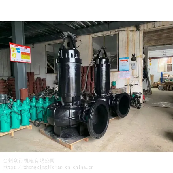 污水泵380v三相潜水泵无堵塞排污泵地下室WQ型潜污泵